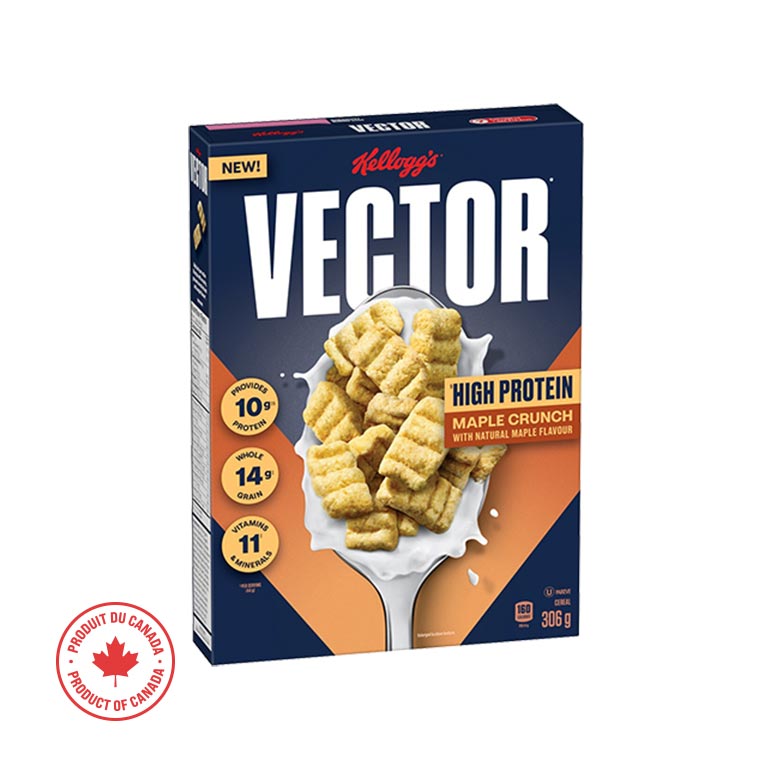 Vector Maple Crunch Cereal - Kellogg's (306 g)
