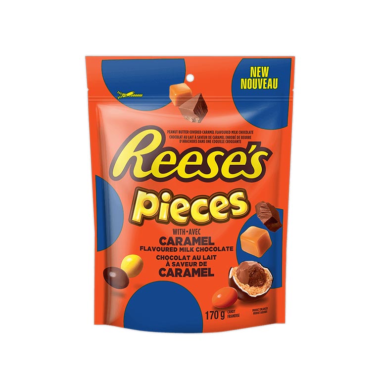 Reese's Pieces with Caramel Flavoured Milk Chocolate 170 g