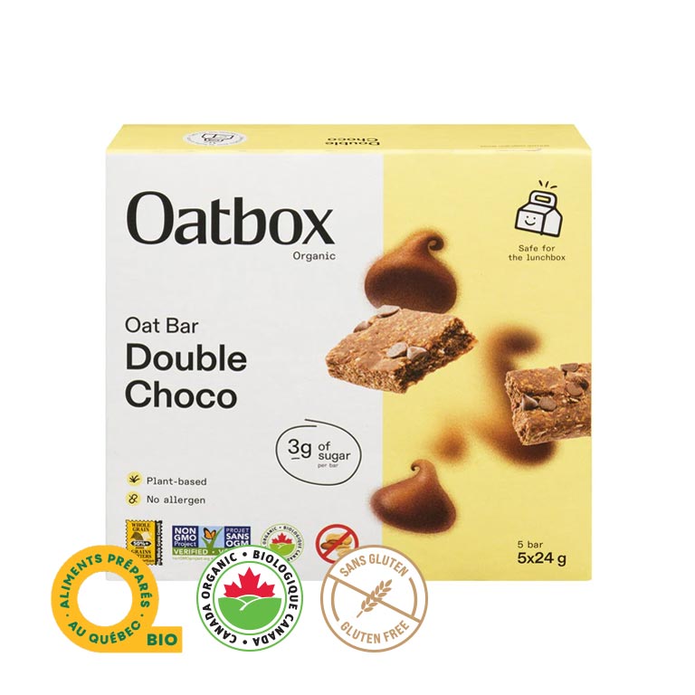 Double Choco Oat Bars Oatbox 5 x 24 g