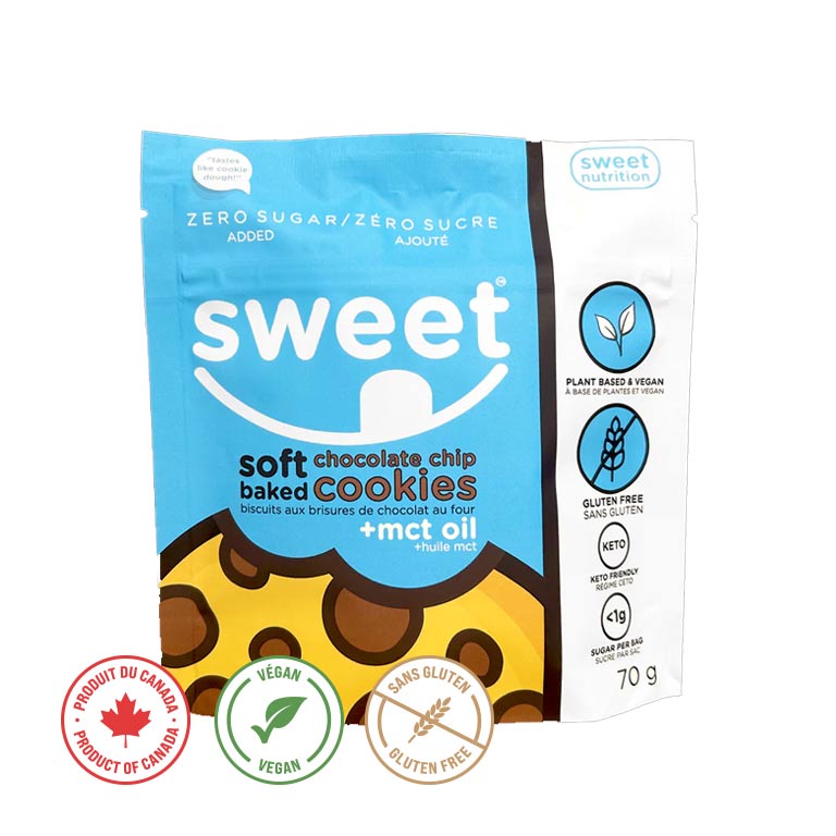Chocolate Chip Soft-Baked Cookies 70 g Sweet Nutrition