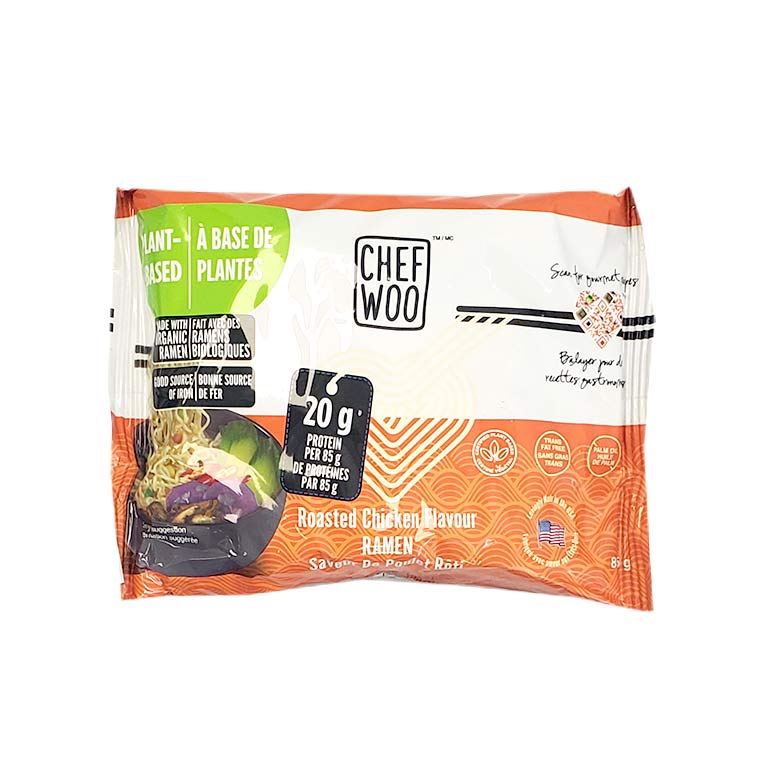 Plant based Roasted Chicken Flavour Ramen 85 g Chef Woo