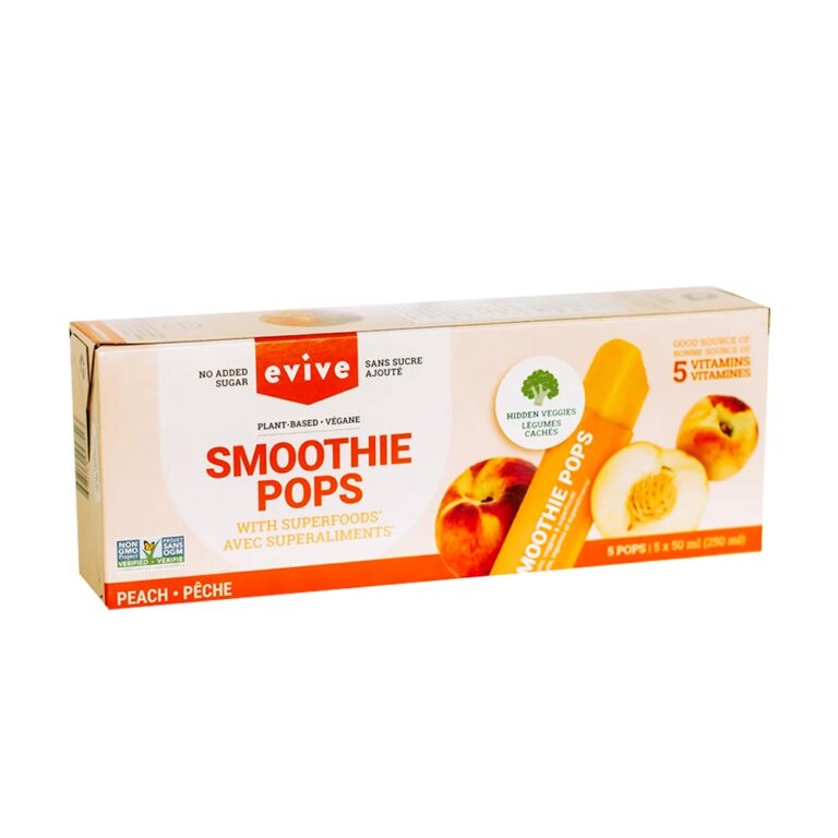 Peach Smoothie Pops Evive 250 ml