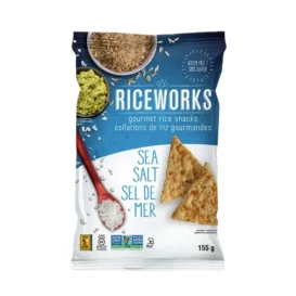 Sea Salt, Brown & Golden Flax Rice Snacks